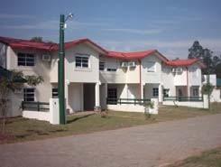 Vista de algunas viviendas